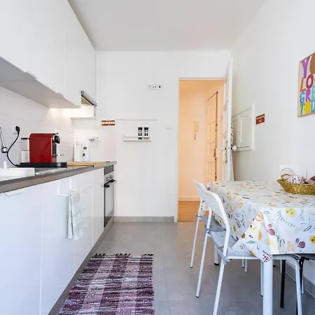 Daire Serene 2-bedroom Flat With Garden View In Benfica